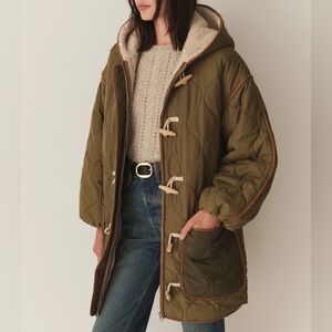 Doen Cedar Coat in Monte Verde, size M - NWT